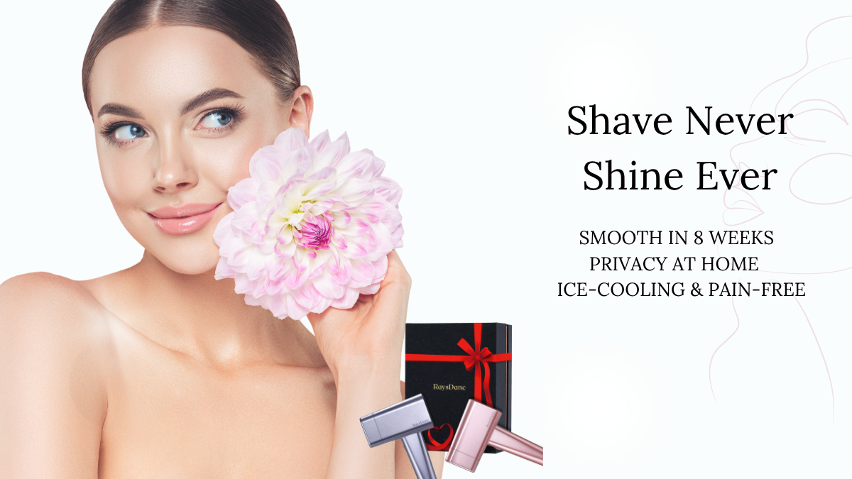RaysDanc IPL laser hair removal; Best IPL Laser Hair Removal at home; Permanent Hair Removal; Facial Hair Remover; remove body face underarms hair permanently